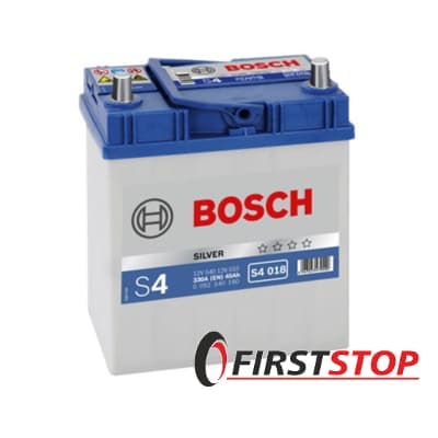 BOSCH S4 018 40Ah 330A 12V R (127x227x187)