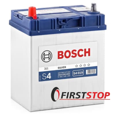 BOSCH S4 019 40Ah 330A 12V L азия (127x228x187)