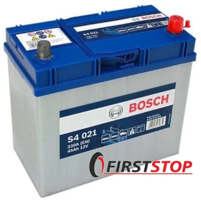 BOSCH S4 021 45Ah 330A 12V R азия (129x227x238)