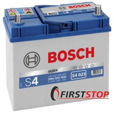 BOSCH S4 023 45Ah 330A 12V L азия (129x227x238)