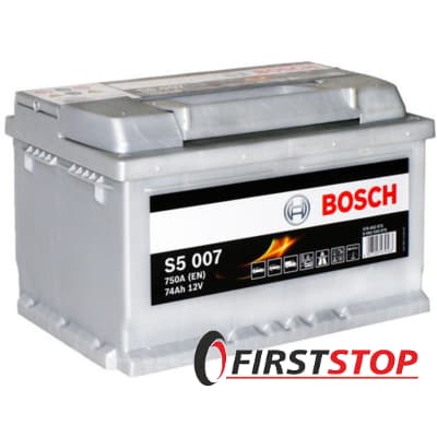 BOSCH S5 007 74Ah 750A 12V R (175x175x278)