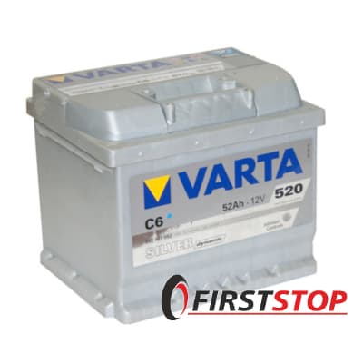 VARTA (C6) SILVER dynamic 52Ah 520A 12V R (175x175x207)