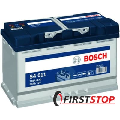 BOSCH S4 011 80Ah 740A 12V R (175x190x315)