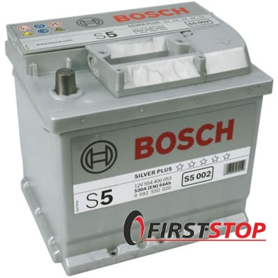 BOSCH S5 002 54Ah 530A 12V R (175x190x207)