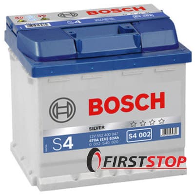 BOSCH S4 002 45Ah 330A 12V R азия (129x227x238)