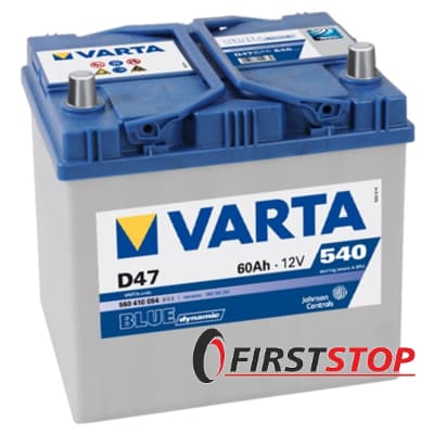VARTA (D47) BLUE dynamic 60Ah 540A 12V R азия (173x225x232)