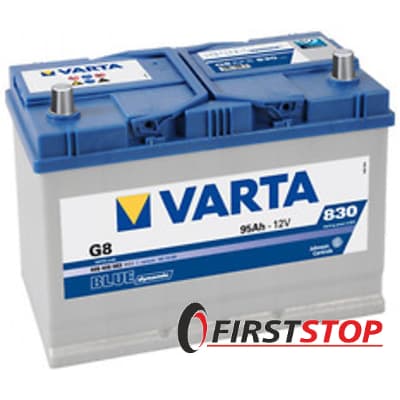 VARTA (G8) BLUE dynamic 95Ah 830A 12V L азия (173x225x306)